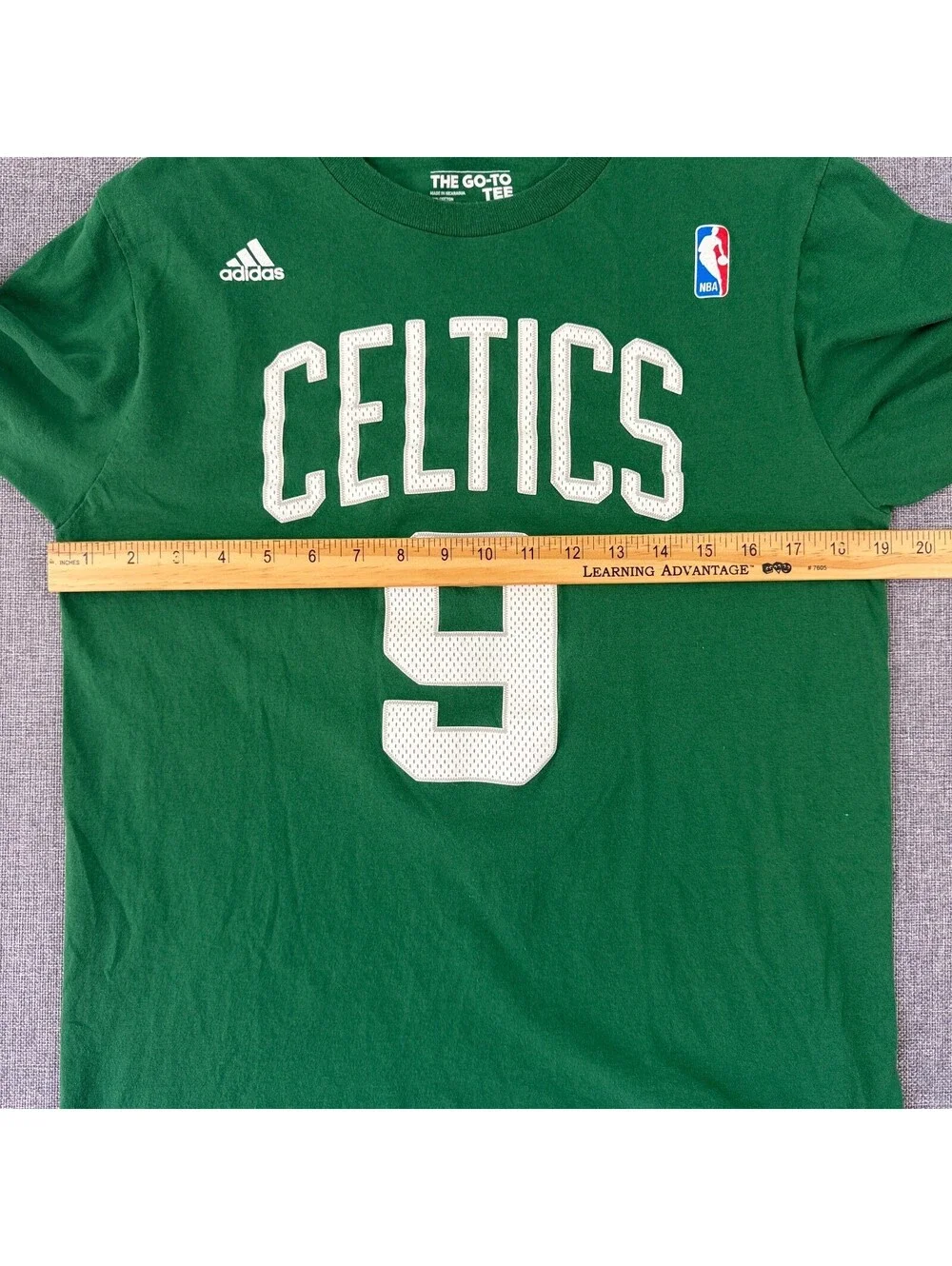Adidas Boston Celtics Rajon Rondo T-Shirt Mens M Green NBA Tee